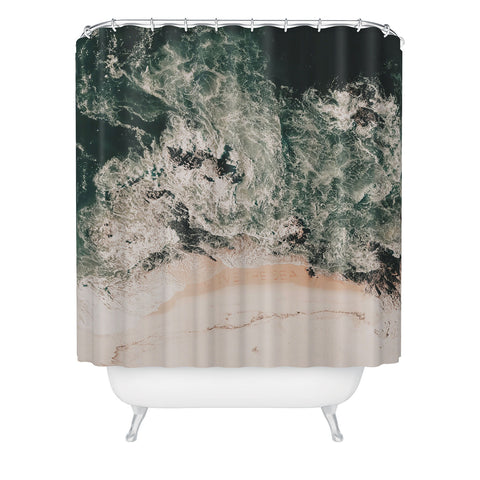 Ingrid Beddoes I love the sea II Shower Curtain