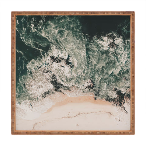 Ingrid Beddoes I love the sea II Square Tray