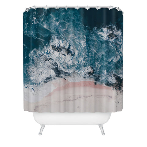 Ingrid Beddoes I love the sea Shower Curtain
