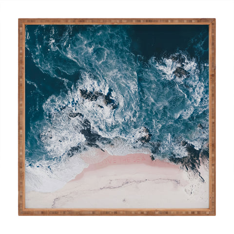 Ingrid Beddoes I love the sea Square Tray