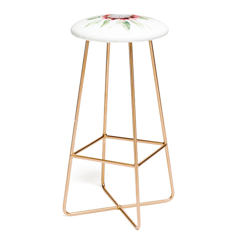 Ingrid Beddoes King Protea flower II Bar Stool