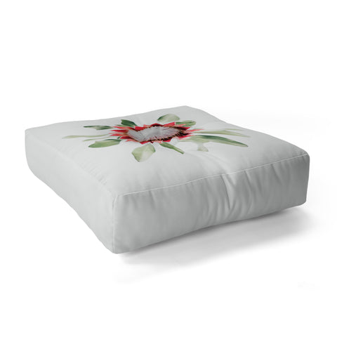 Ingrid Beddoes King Protea flower II Floor Pillow Square