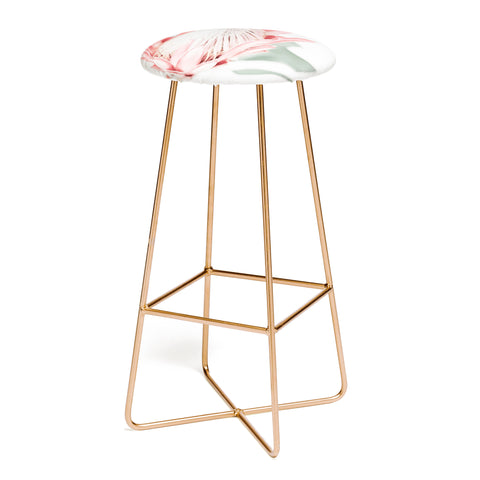 Ingrid Beddoes King Protea flower III Bar Stool