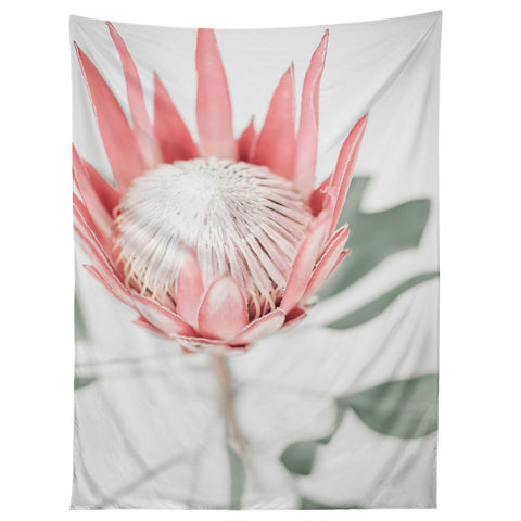 Ingrid Beddoes King Protea flower III Tapestry
