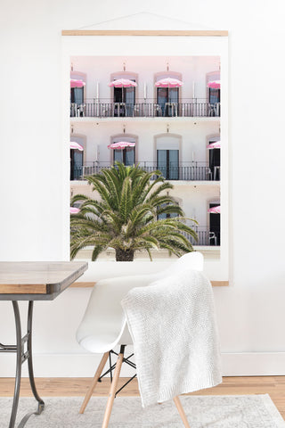 Ingrid Beddoes Life in Pink Art Print And Hanger