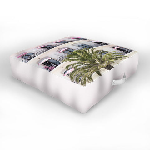 Ingrid Beddoes Life in Pink Outdoor Floor Cushion