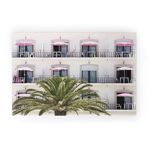 Ingrid Beddoes Life in Pink Welcome Mat