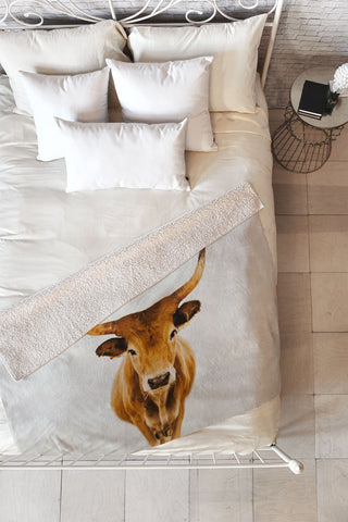 Ingrid Beddoes mel Fleece Throw Blanket