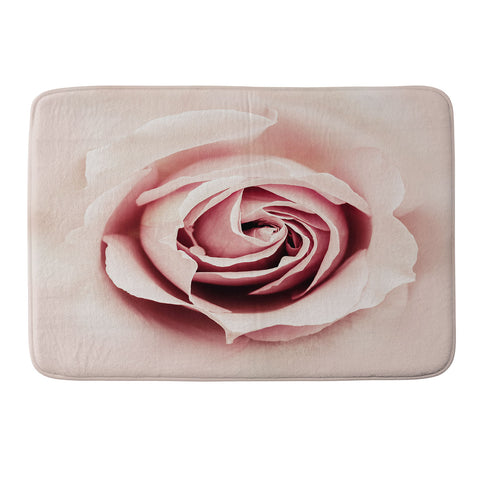 Ingrid Beddoes Milky Pink Rose Memory Foam Bath Mat