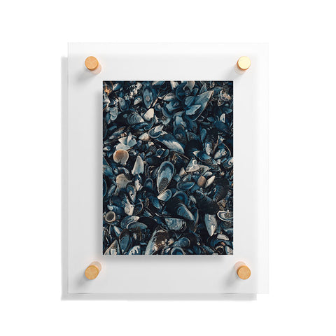 Ingrid Beddoes moody indigo Floating Acrylic Print