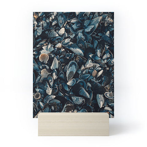 Ingrid Beddoes moody indigo Mini Art Print