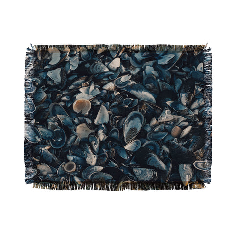Ingrid Beddoes moody indigo Throw Blanket