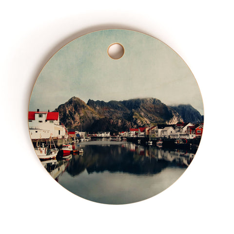 Ingrid Beddoes Mountain Living Cutting Board Round