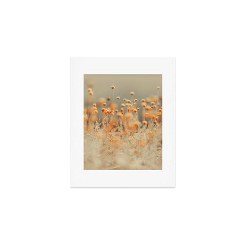 Ingrid Beddoes Mustard Yellow Flowers Art Print