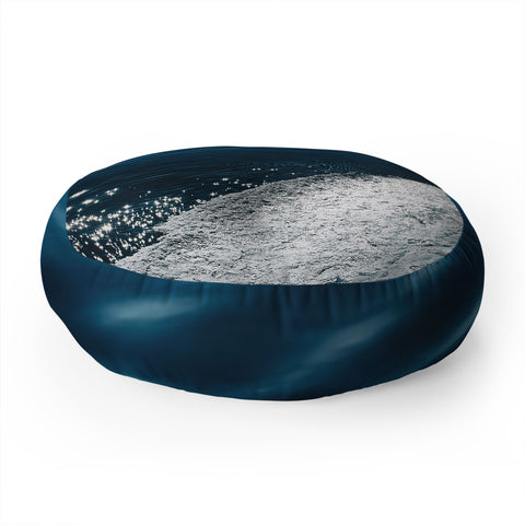Ingrid Beddoes Ocean Calm Floor Pillow Round