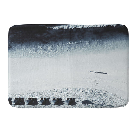 Ingrid Beddoes Ocean Moody Blues Walk Memory Foam Bath Mat