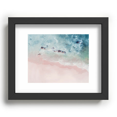 Ingrid Beddoes Ocean Pink Blush Recessed Framing Rectangle
