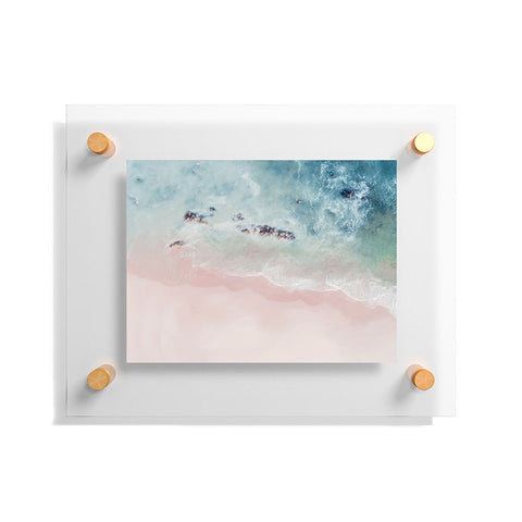 Ingrid Beddoes Ocean Pink Blush Floating Acrylic Print