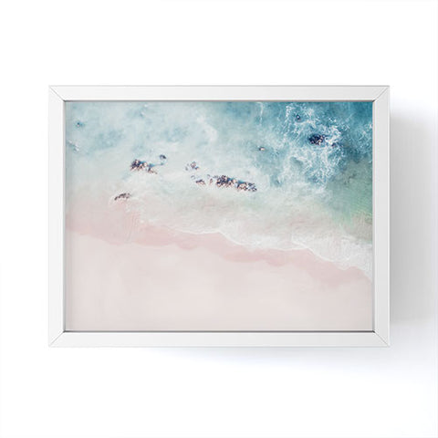 Ingrid Beddoes Ocean Pink Blush Framed Mini Art Print