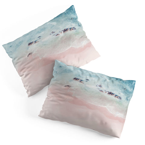 Ingrid Beddoes Ocean Pink Blush Pillow Shams