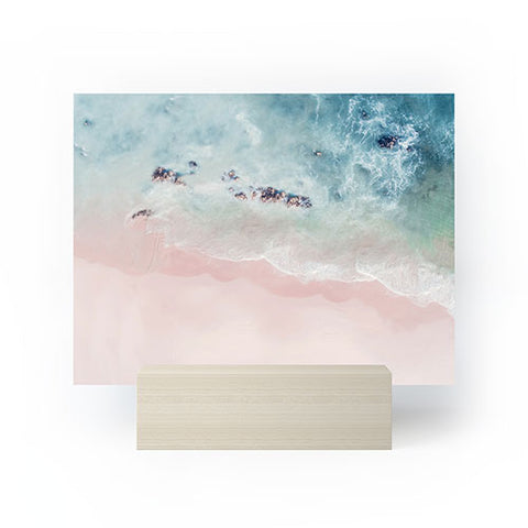 Ingrid Beddoes Ocean Pink Blush Mini Art Print