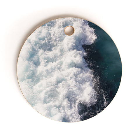 Ingrid Beddoes Ocean Storm Cutting Board Round
