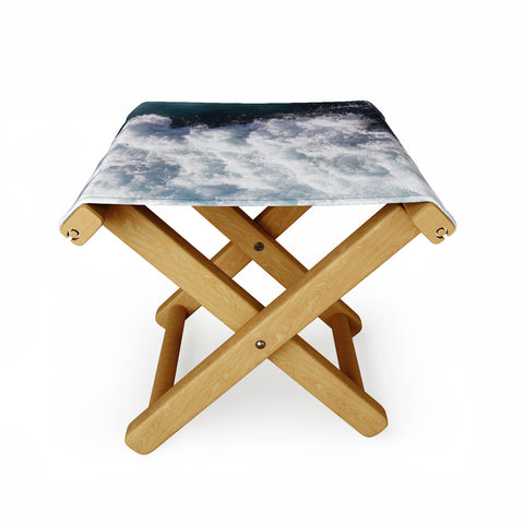 Ingrid Beddoes Ocean Storm Folding Stool