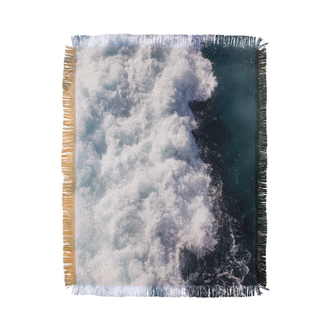 Ingrid Beddoes Ocean Storm Throw Blanket