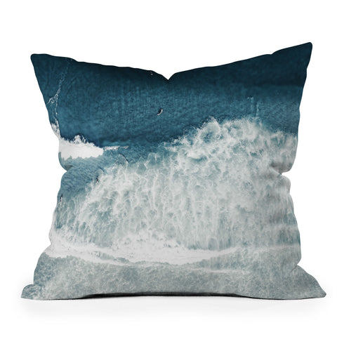 Ingrid Beddoes Ocean Surfers Throw Pillow