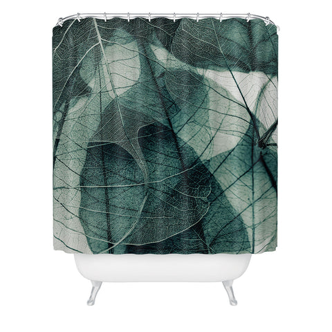 Ingrid Beddoes Olive Green Shower Curtain