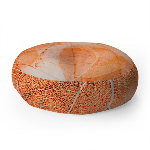 Ingrid Beddoes Orange marmalade Floor Pillow Round