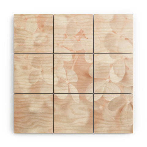 Ingrid Beddoes Peach Melba Wood Wall Mural