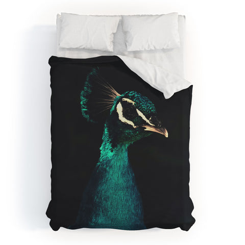Ingrid Beddoes Peacock and Proud Duvet Cover