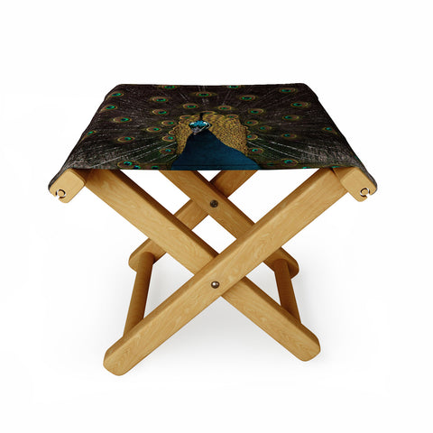 Ingrid Beddoes Peacock and proud III Folding Stool