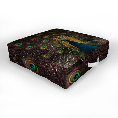 Ingrid Beddoes Peacock and proud III Outdoor Floor Cushion
