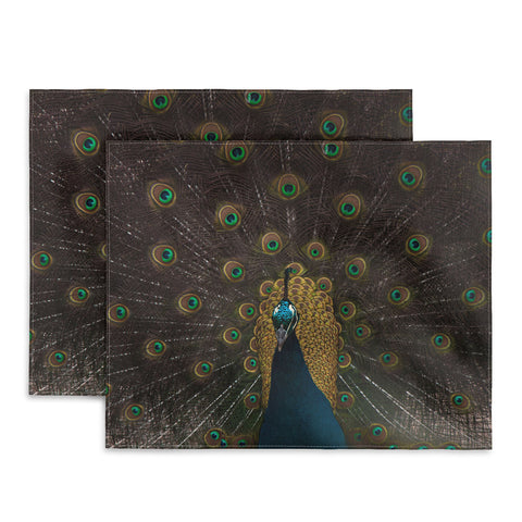 Ingrid Beddoes Peacock and proud III Placemat