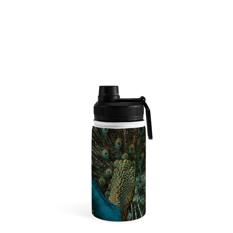 Ingrid Beddoes Peacock and proud IV Water Bottle