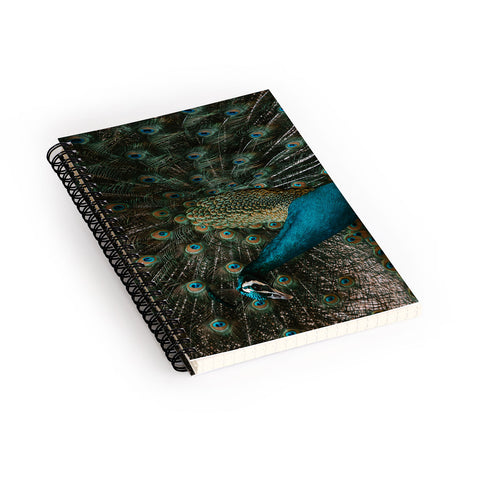 Ingrid Beddoes Peacock and proud IV Spiral Notebook