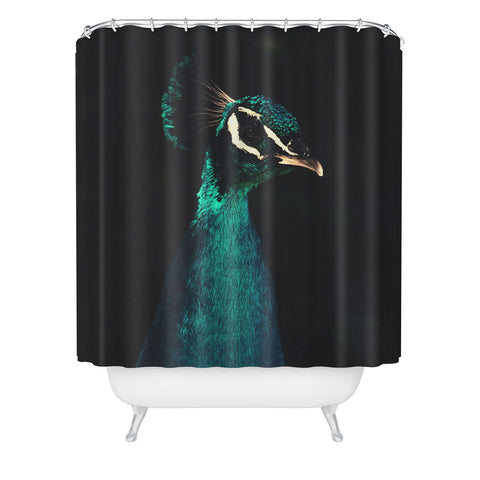 Ingrid Beddoes Peacock and Proud Shower Curtain