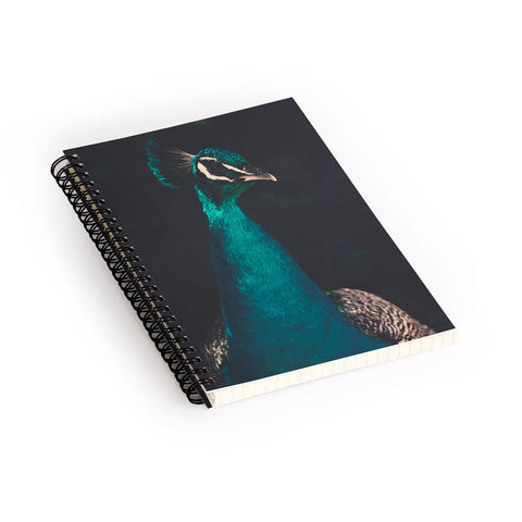 Ingrid Beddoes Peacock and Proud Spiral Notebook