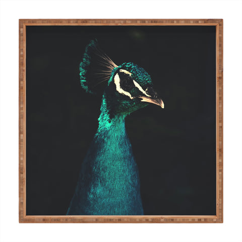 Ingrid Beddoes Peacock and Proud Square Tray