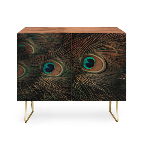 Ingrid Beddoes peacock feathers II Credenza