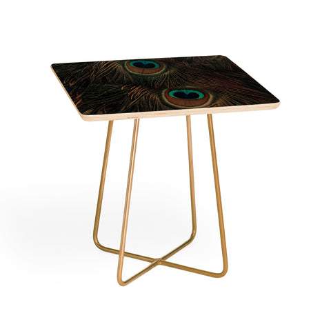 Ingrid Beddoes peacock feathers II Side Table