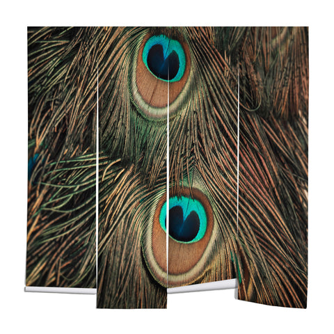 Ingrid Beddoes peacock feathers II Wall Mural