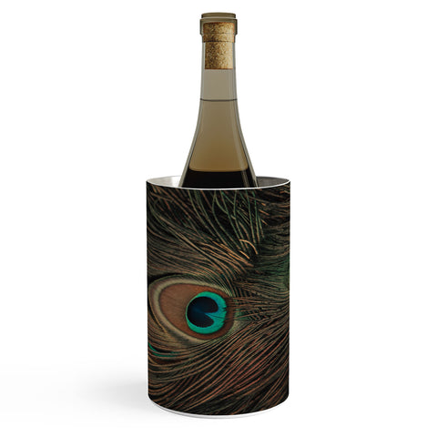 Ingrid Beddoes peacock feathers II Wine Chiller