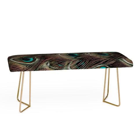 Ingrid Beddoes peacock feathers III Bench