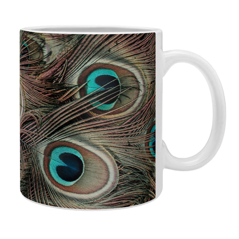 Ingrid Beddoes peacock feathers III Coffee Mug