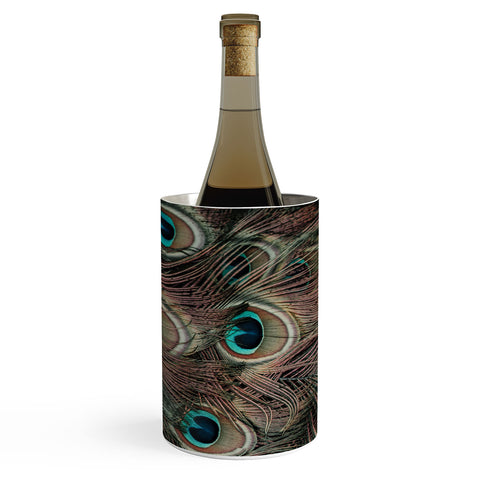 Ingrid Beddoes peacock feathers III Wine Chiller