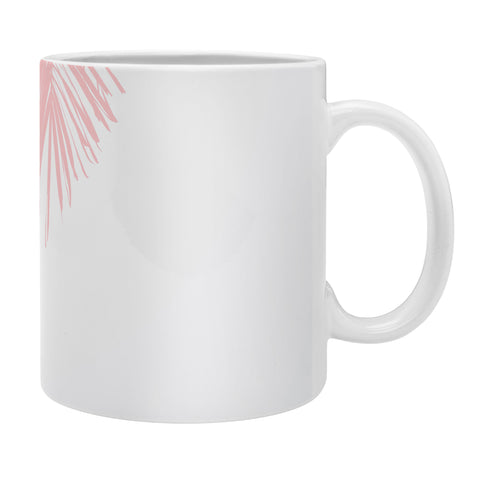Ingrid Beddoes Pink chiffon palm Coffee Mug