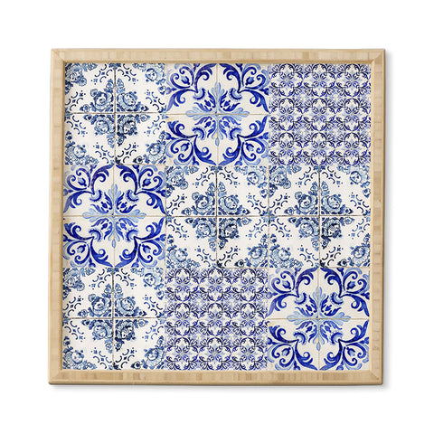 Ingrid Beddoes Portuguese Azulejos Framed Wall Art